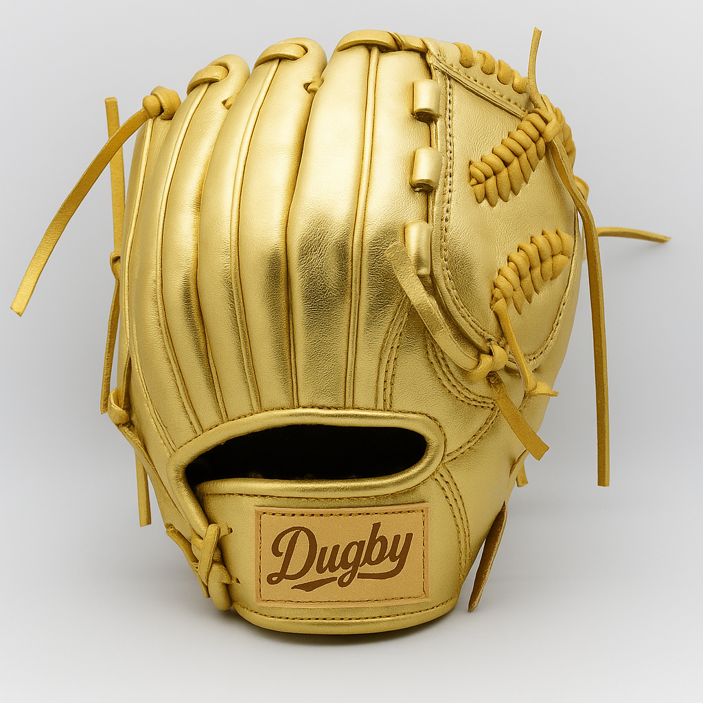 Platinum Dugby Baseball Glove Front