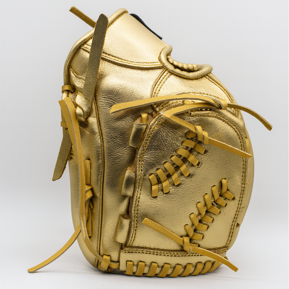 Platinum Dugby Baseball Glove Side